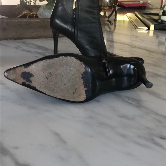 Classic Black Chanel Ankle Boots - Picture 3 of 4